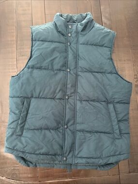 St. John's Bay Teal Quilted Vest